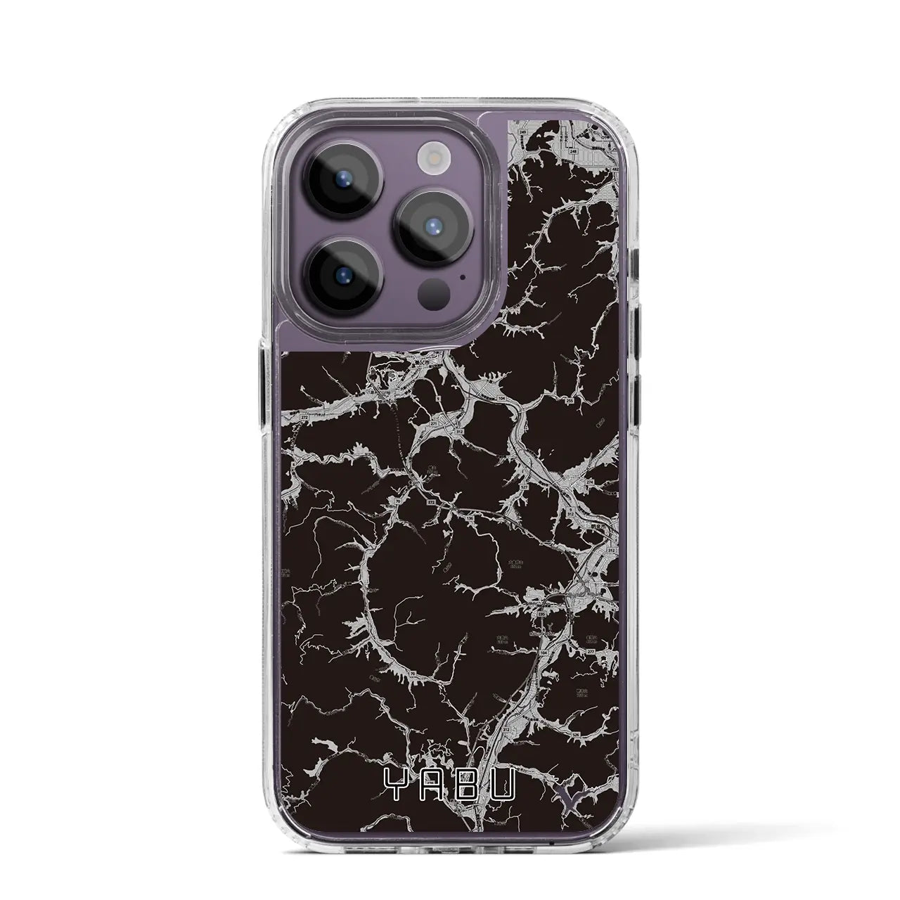 【養父(兵庫県)】地図柄iPhoneケース(MagSafeタイプ)