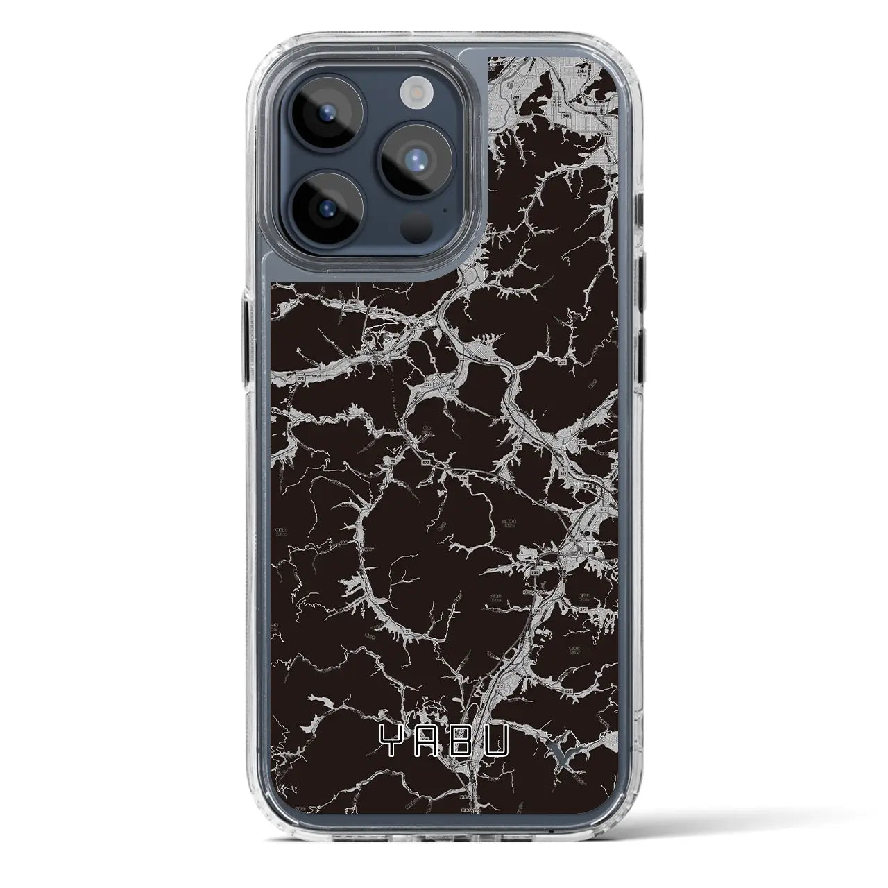 【養父(兵庫県)】地図柄iPhoneケース(MagSafeタイプ)