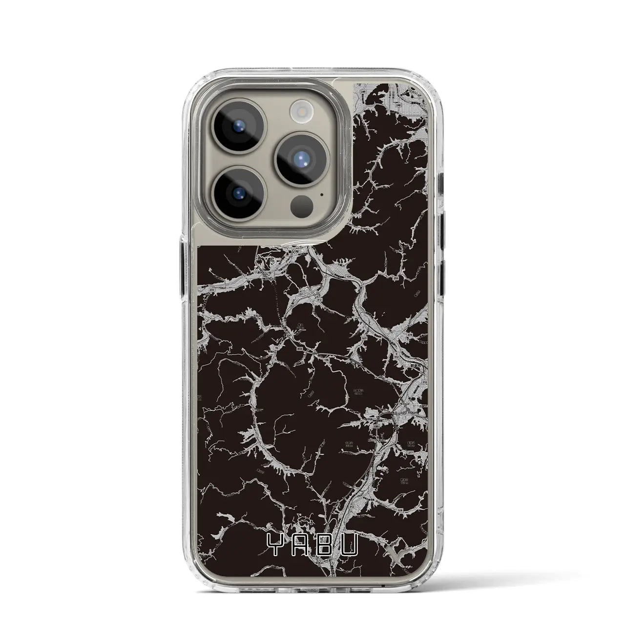 【養父(兵庫県)】地図柄iPhoneケース(MagSafeタイプ)