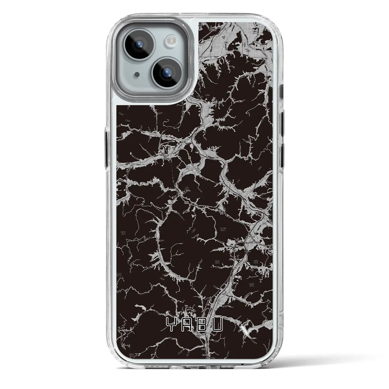 【養父(兵庫県)】地図柄iPhoneケース(MagSafeタイプ)