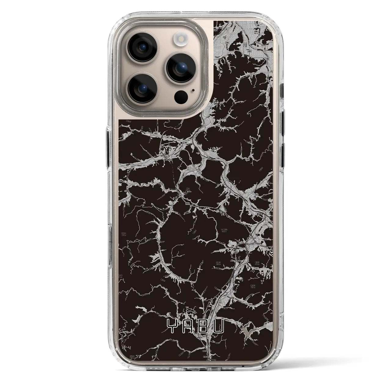 【養父(兵庫県)】地図柄iPhoneケース(MagSafeタイプ)