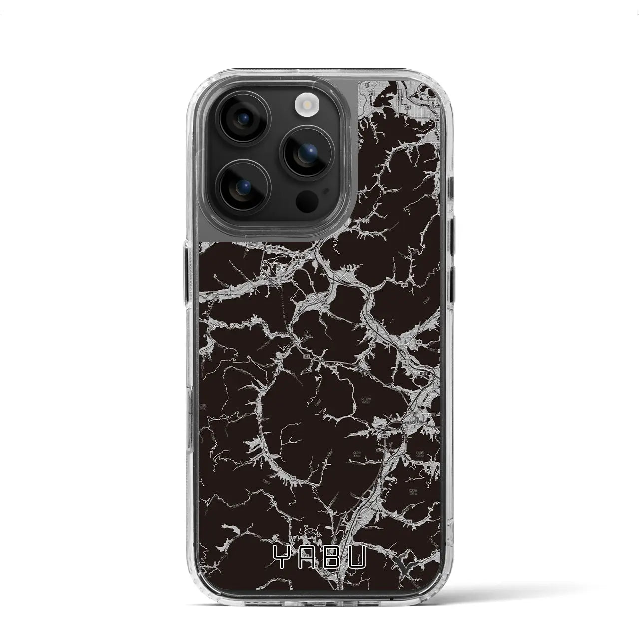 【養父(兵庫県)】地図柄iPhoneケース(MagSafeタイプ)