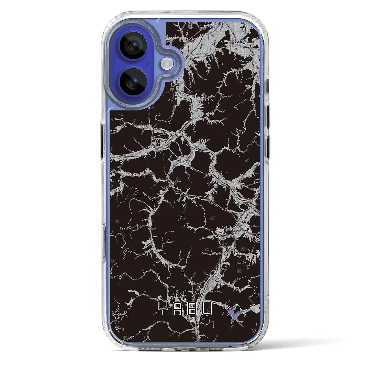 【養父(兵庫県)】地図柄iPhoneケース(MagSafeタイプ)