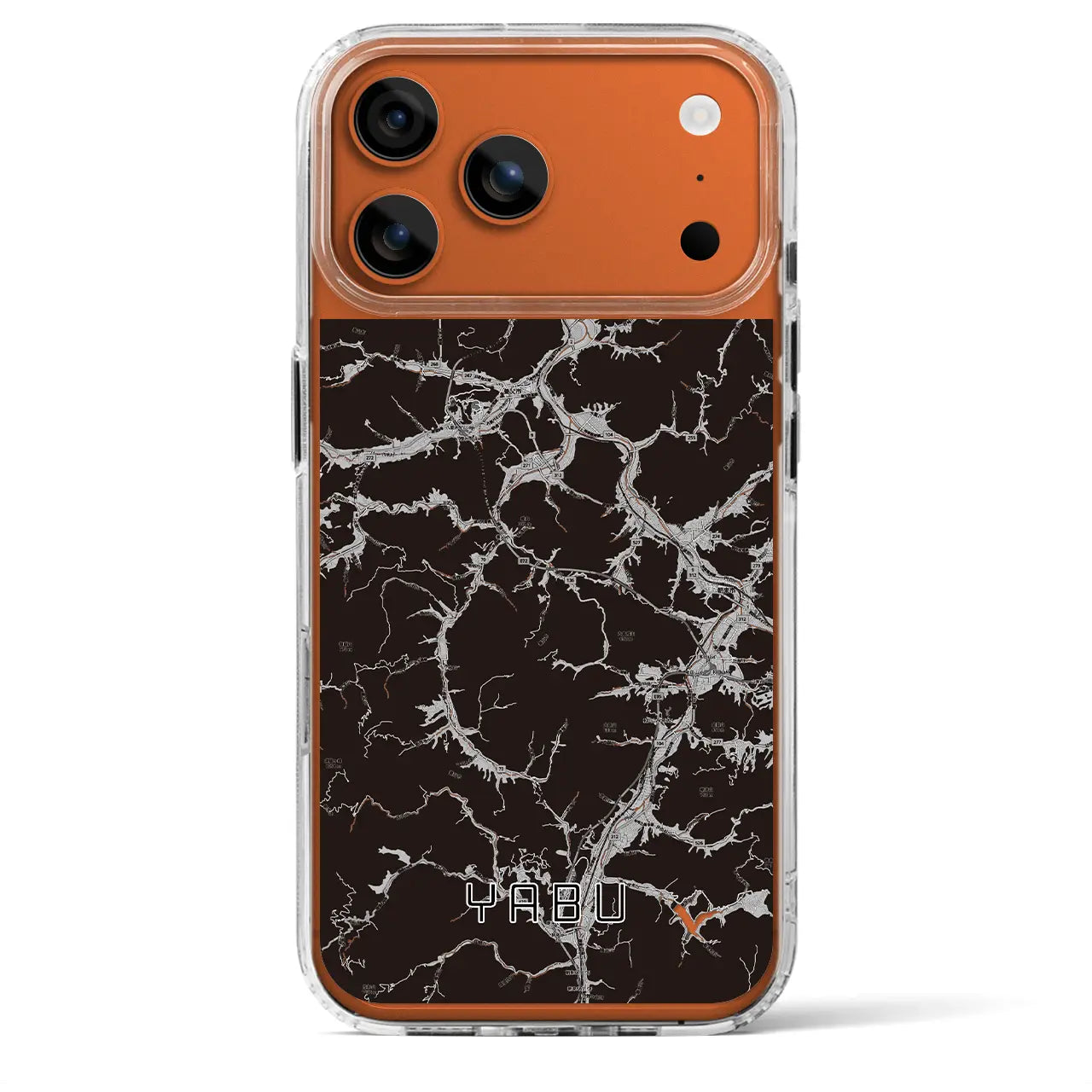 【養父(兵庫県)】地図柄iPhoneケース(MagSafeタイプ)