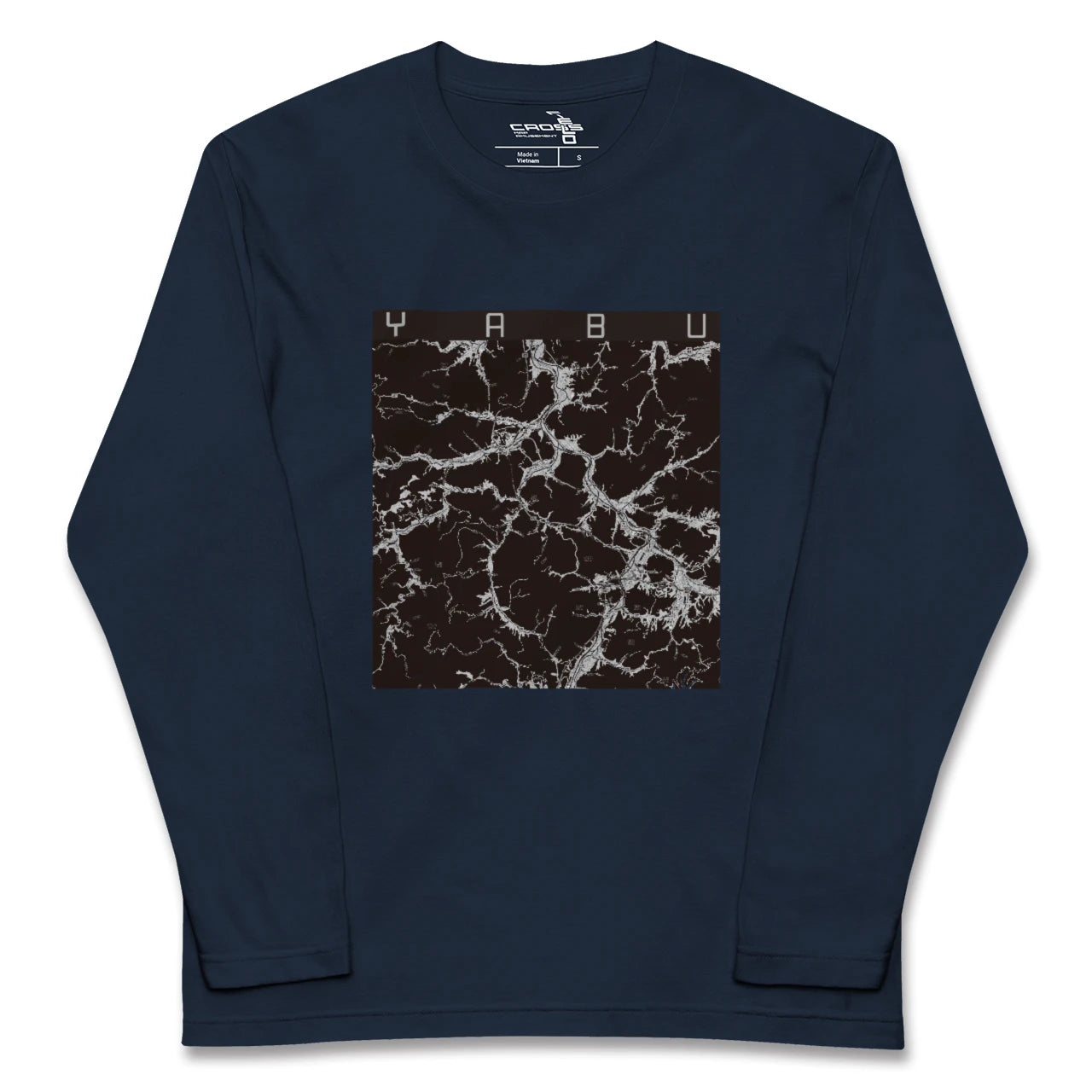 【養父(兵庫県)】地図柄ロングスリーブTシャツ