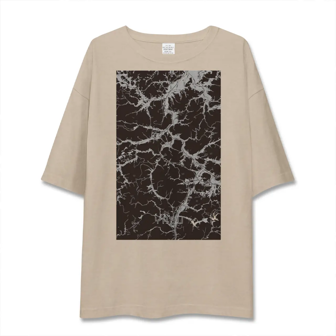 【養父(兵庫県)】地図柄ビッグシルエットTシャツ