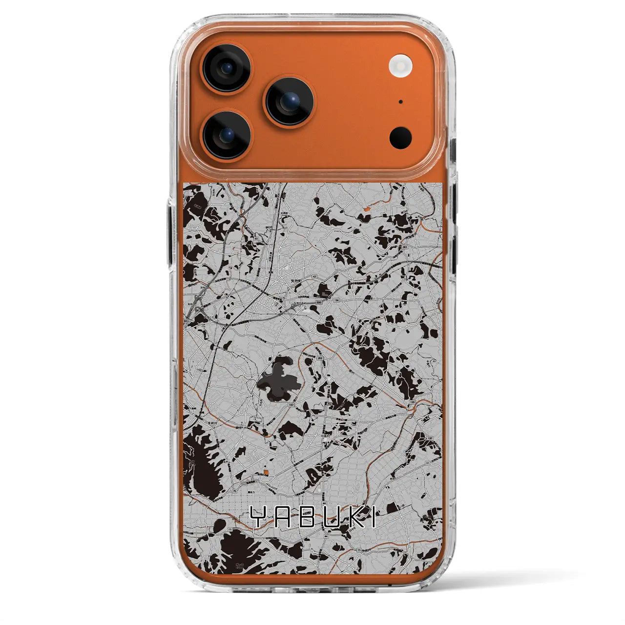 【矢吹(福島県)】地図柄iPhoneケース(MagSafeタイプ)