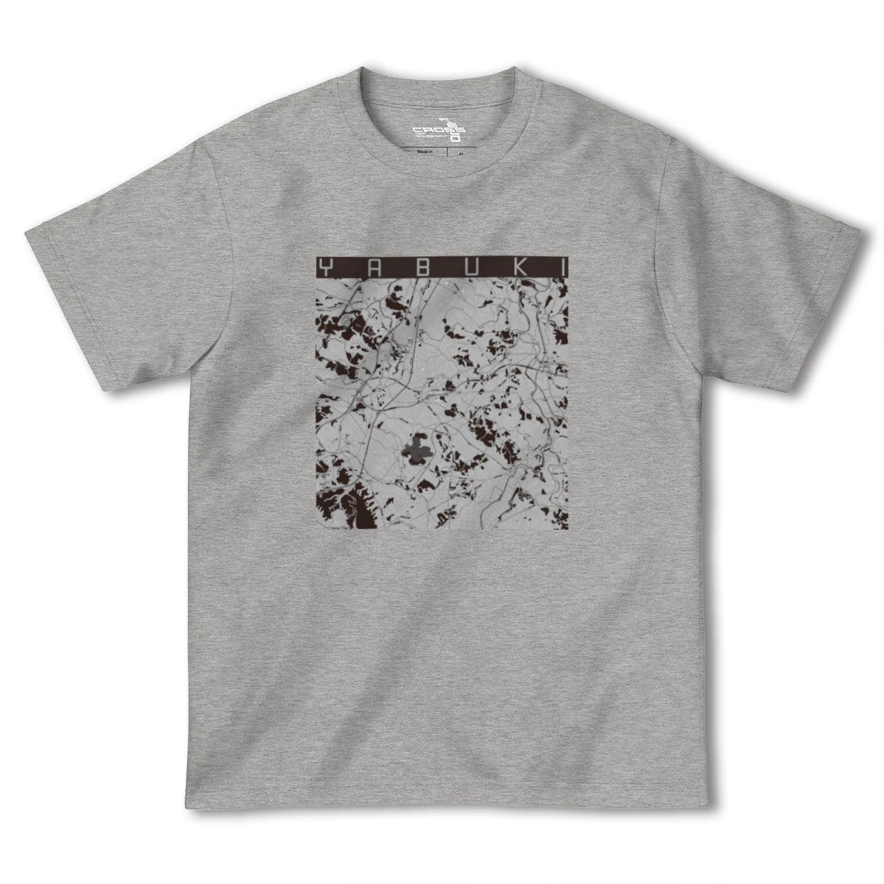 【矢吹(福島県)】地図柄ヘビーウェイトTシャツ