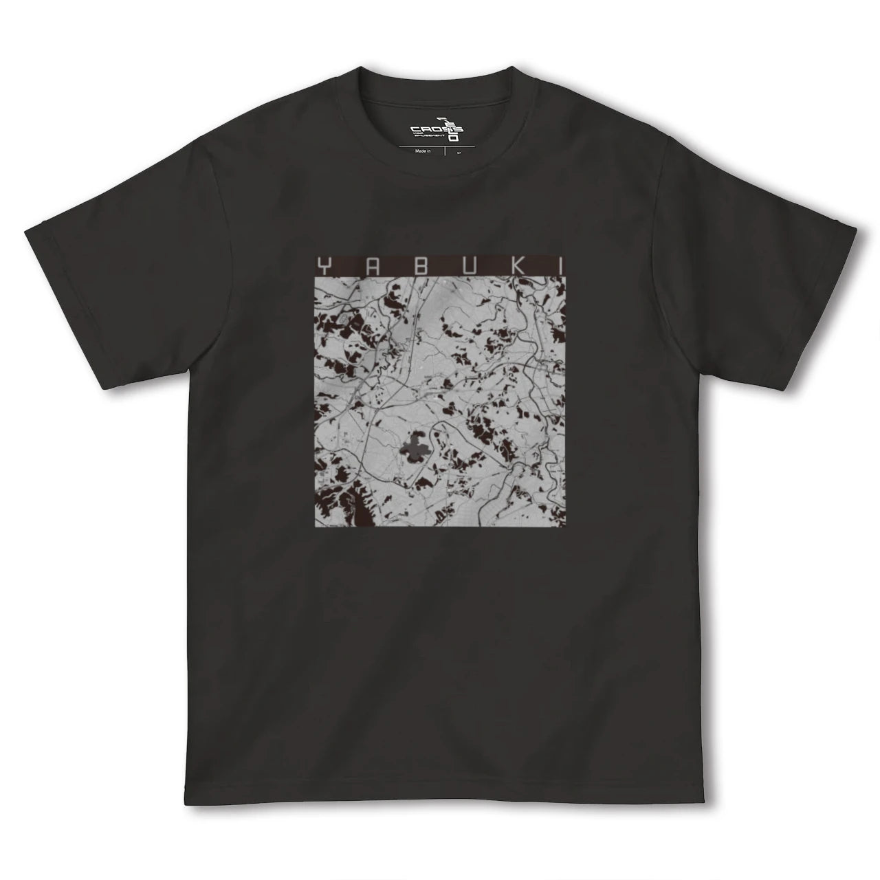 【矢吹(福島県)】地図柄ヘビーウェイトTシャツ