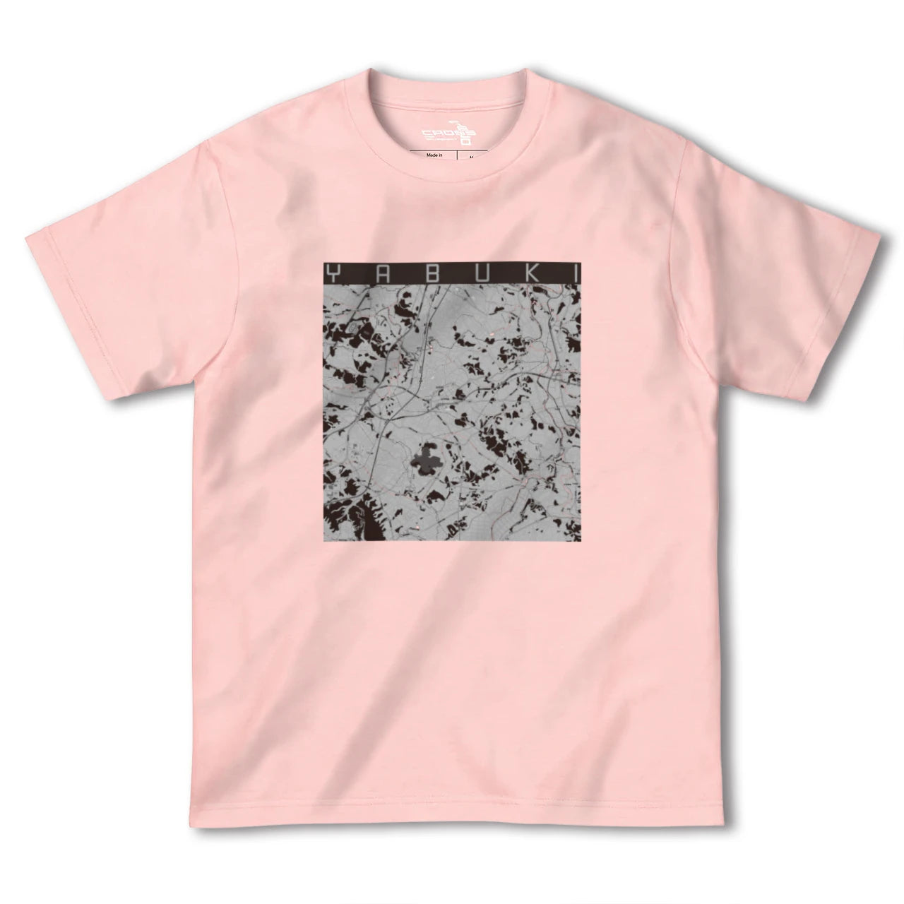 【矢吹(福島県)】地図柄ヘビーウェイトTシャツ