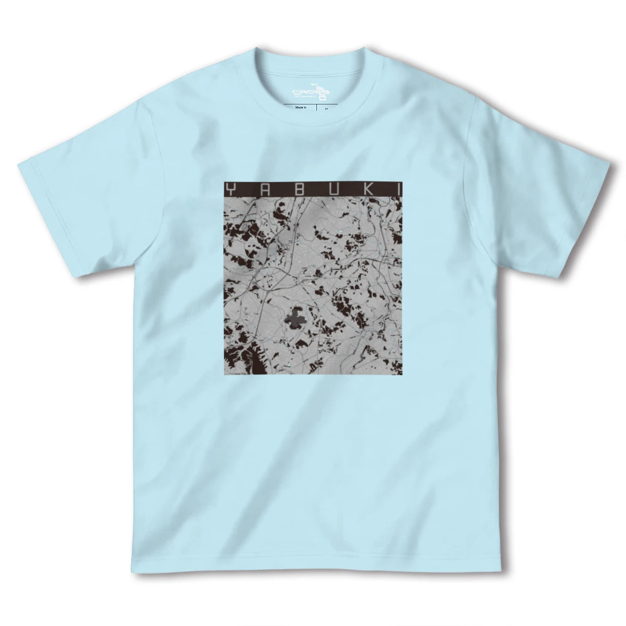 【矢吹(福島県)】地図柄ヘビーウェイトTシャツ
