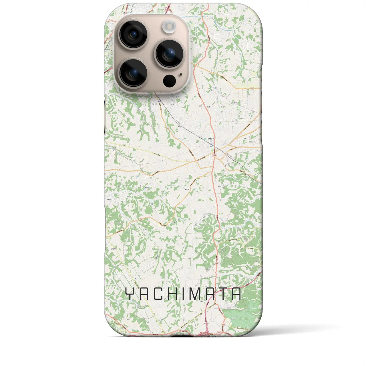 【八街(千葉県)】地図柄iPhoneケース(バックカバータイプ)