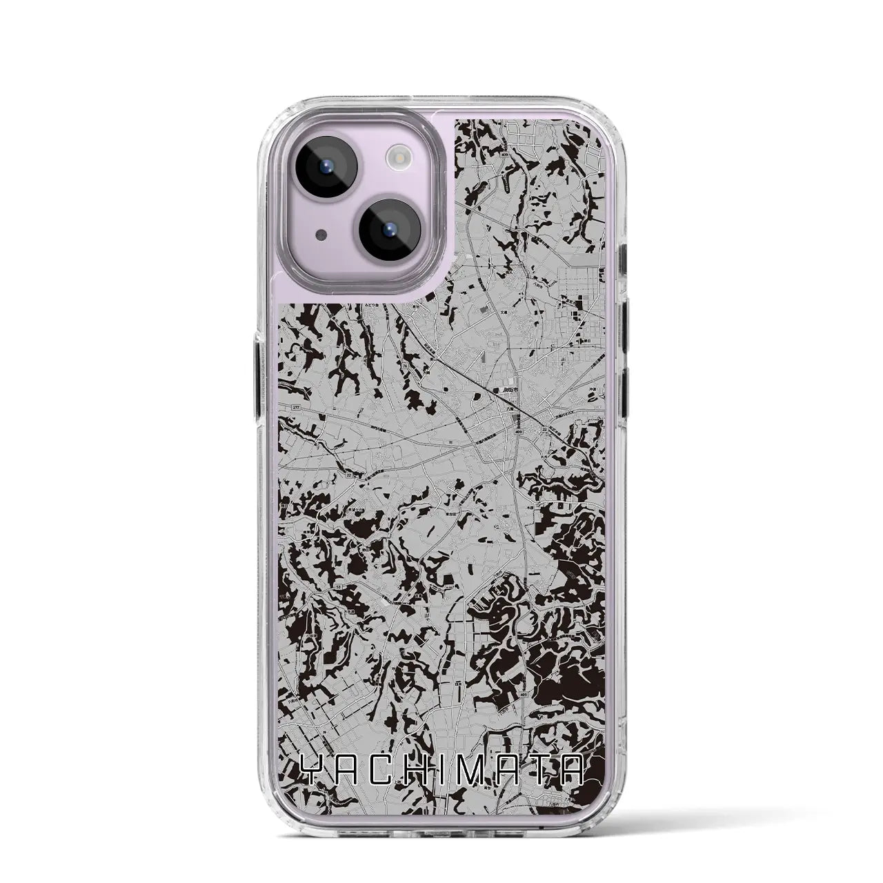 【八街(千葉県)】地図柄iPhoneケース(MagSafeタイプ)