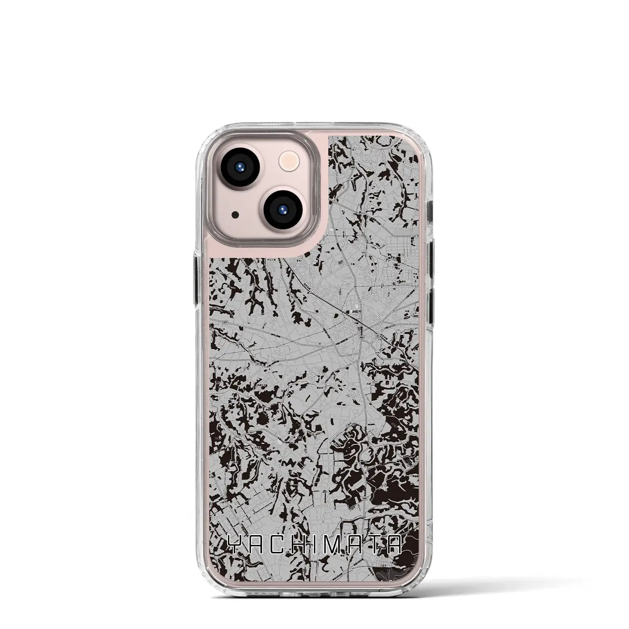 【八街(千葉県)】地図柄iPhoneケース(MagSafeタイプ)