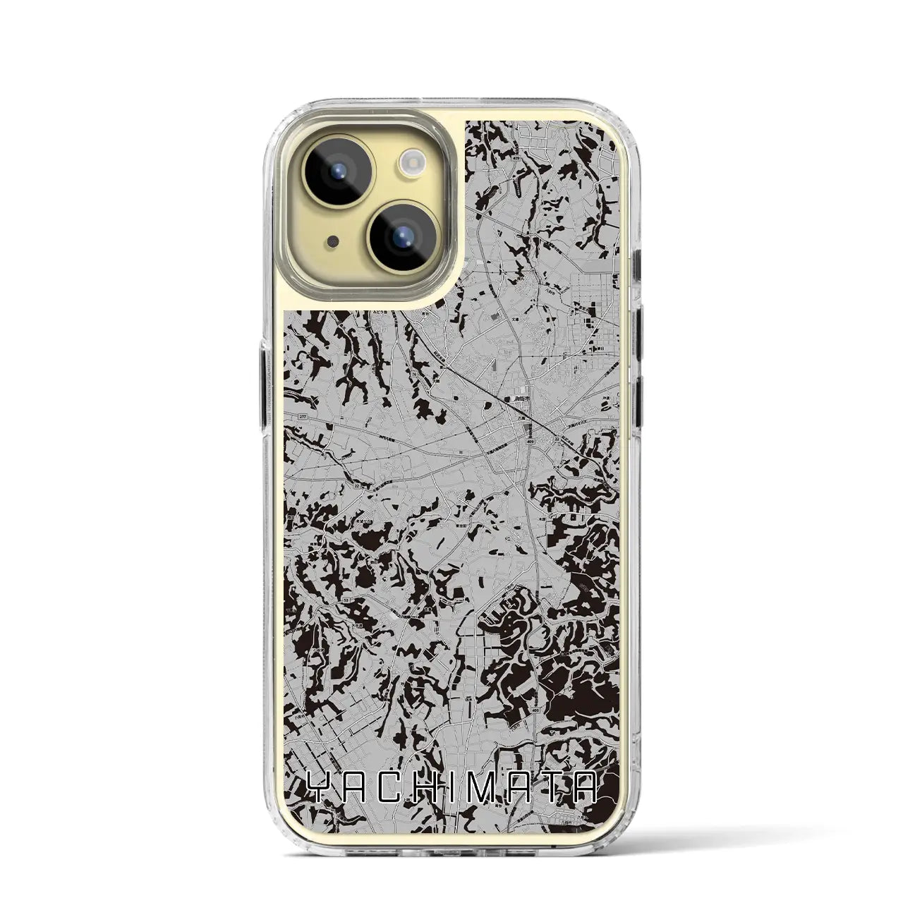 【八街(千葉県)】地図柄iPhoneケース(MagSafeタイプ)