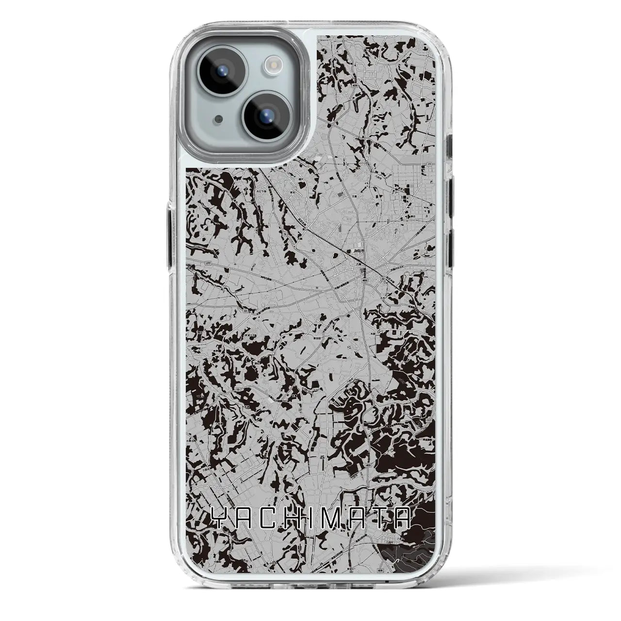 【八街(千葉県)】地図柄iPhoneケース(MagSafeタイプ)