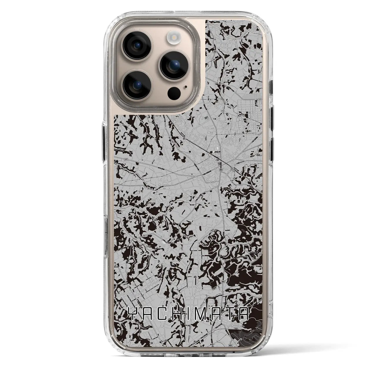 【八街(千葉県)】地図柄iPhoneケース(MagSafeタイプ)