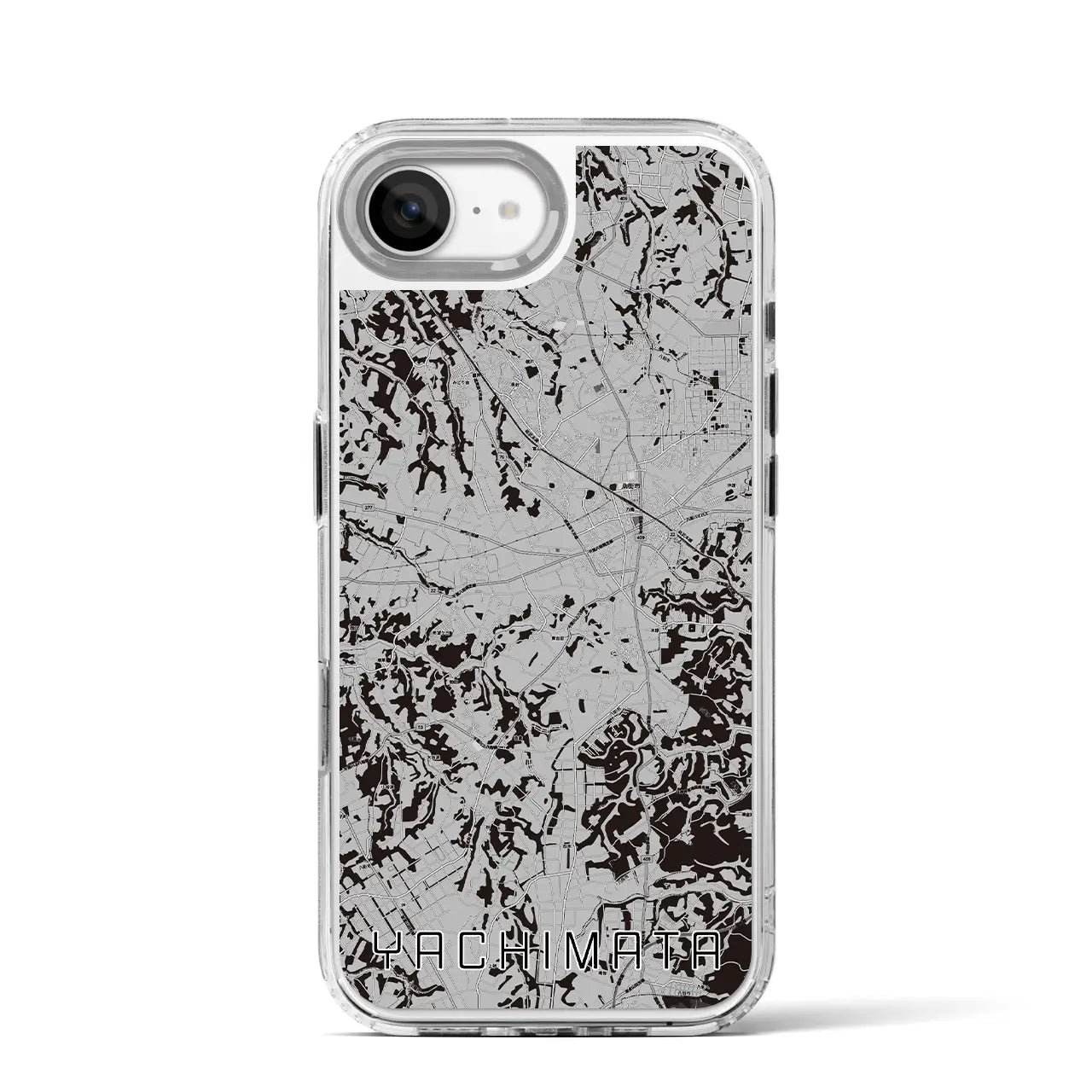 【八街(千葉県)】地図柄iPhoneケース(MagSafeタイプ)