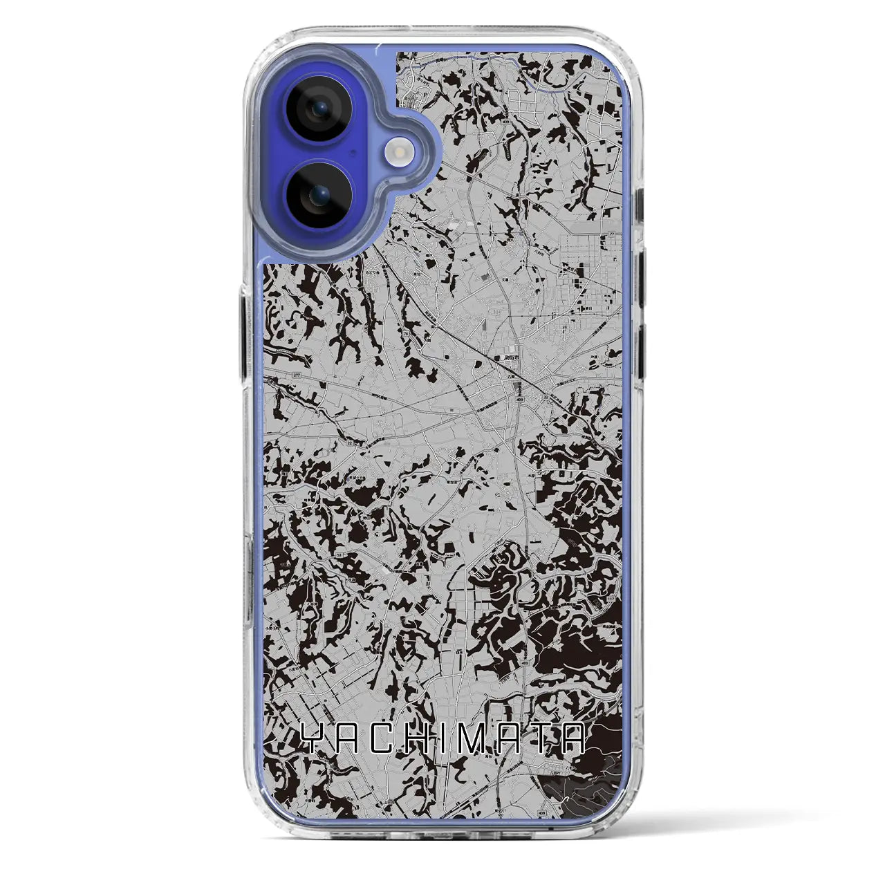 【八街(千葉県)】地図柄iPhoneケース(MagSafeタイプ)