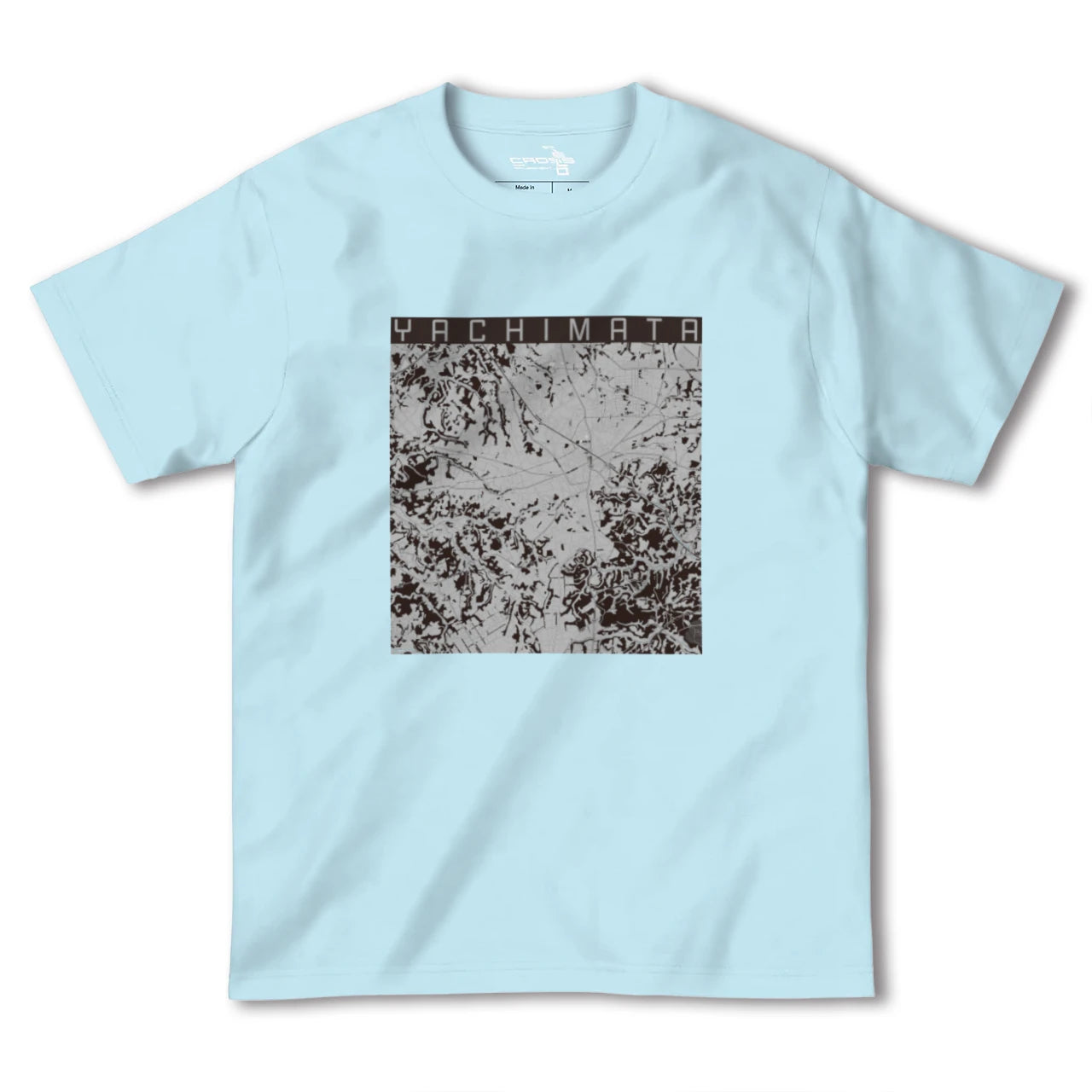 【八街(千葉県)】地図柄ヘビーウェイトTシャツ