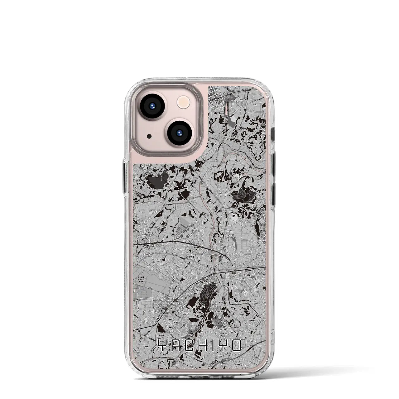 【八千代(千葉県)】地図柄iPhoneケース(MagSafeタイプ)