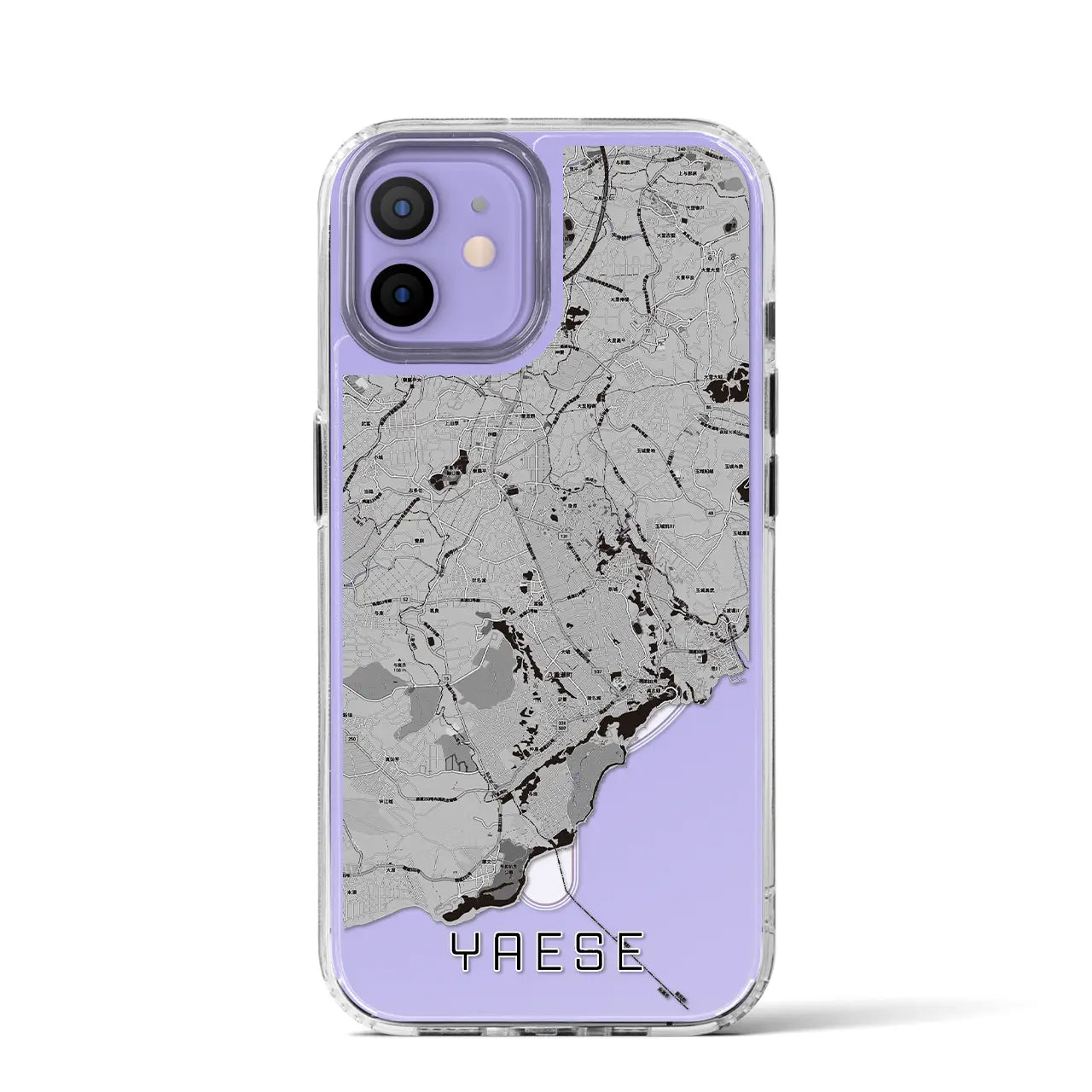 【八重瀬(沖縄県)】地図柄iPhoneケース(MagSafeタイプ)
