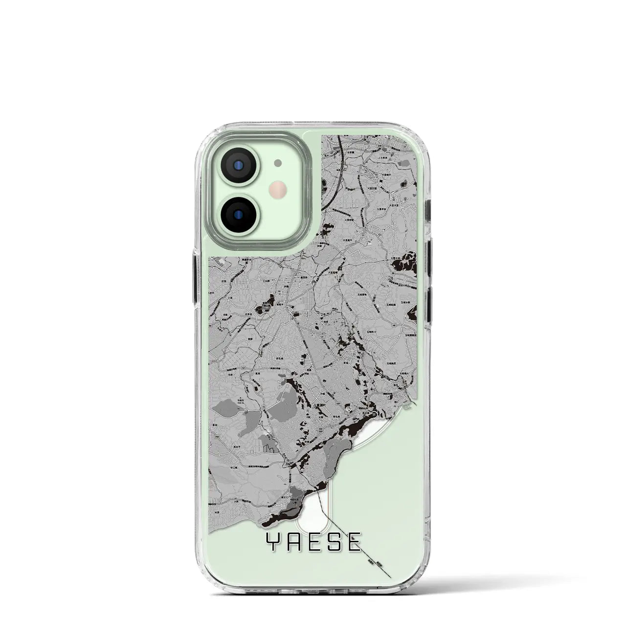 【八重瀬(沖縄県)】地図柄iPhoneケース(MagSafeタイプ)