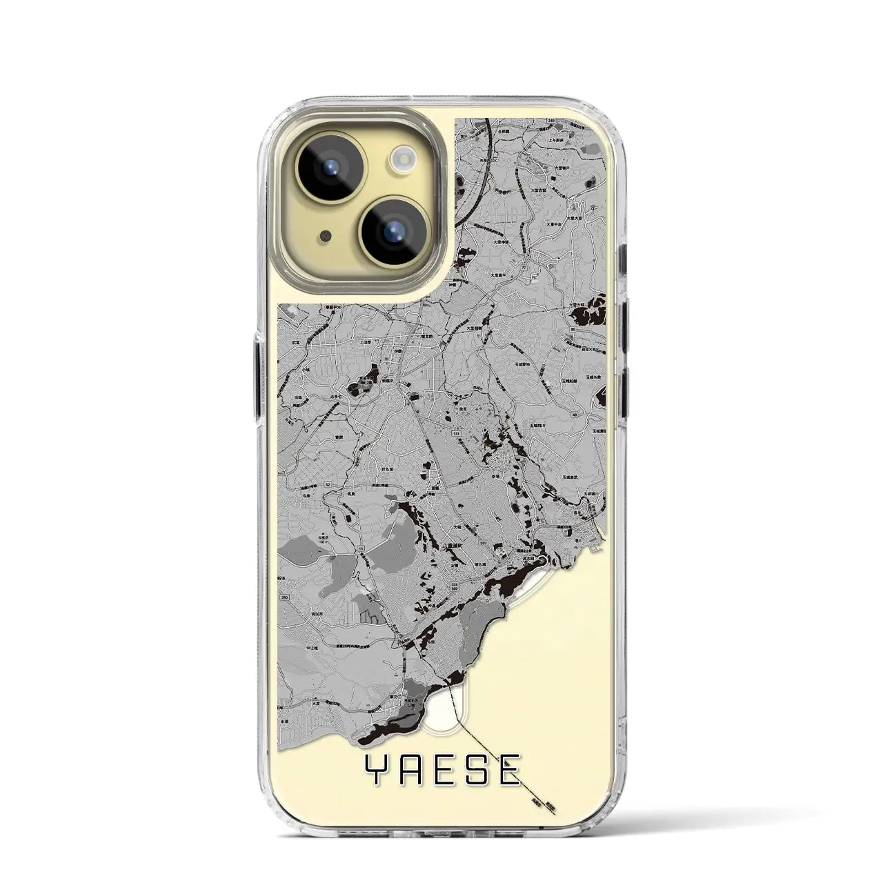【八重瀬(沖縄県)】地図柄iPhoneケース(MagSafeタイプ)