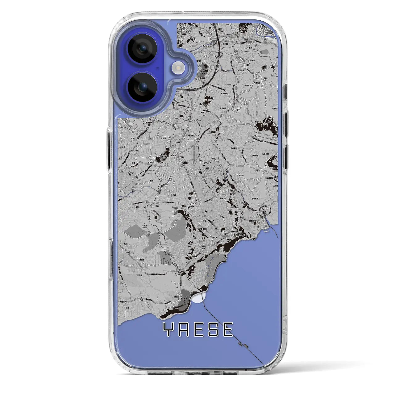 【八重瀬(沖縄県)】地図柄iPhoneケース(MagSafeタイプ)