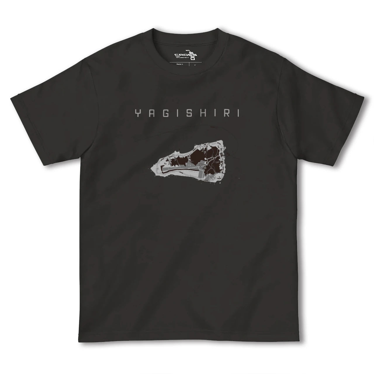 【焼尻(北海道)】地図柄ヘビーウェイトTシャツ