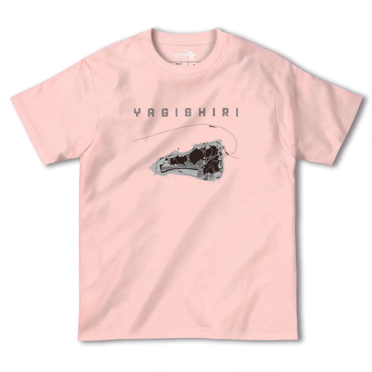 【焼尻(北海道)】地図柄ヘビーウェイトTシャツ