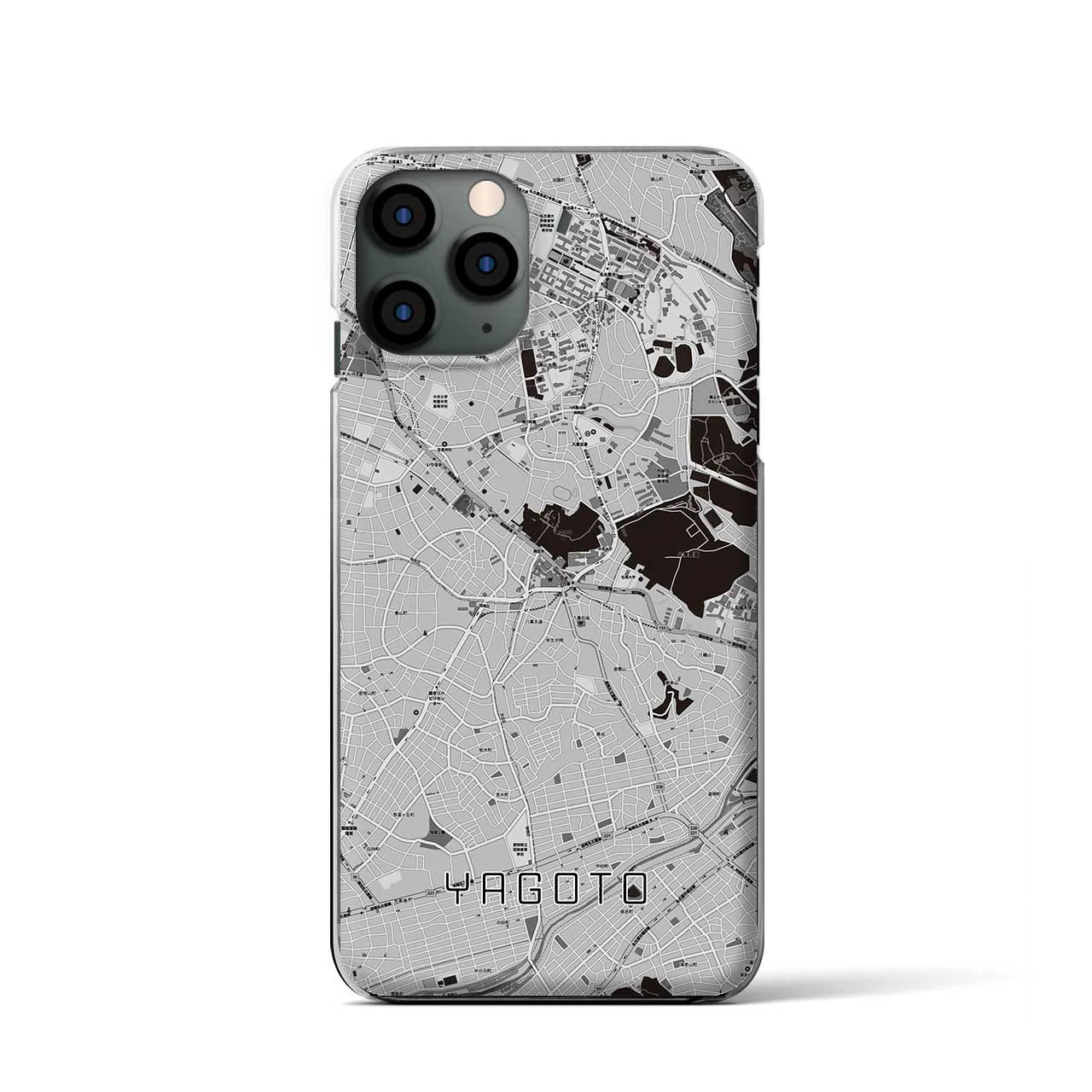 【八事(愛知県)】地図柄iPhoneケース(クリアタイプ)