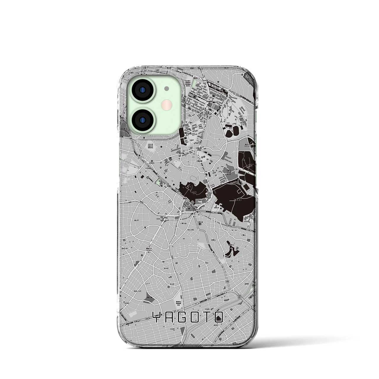 【八事(愛知県)】地図柄iPhoneケース(クリアタイプ)