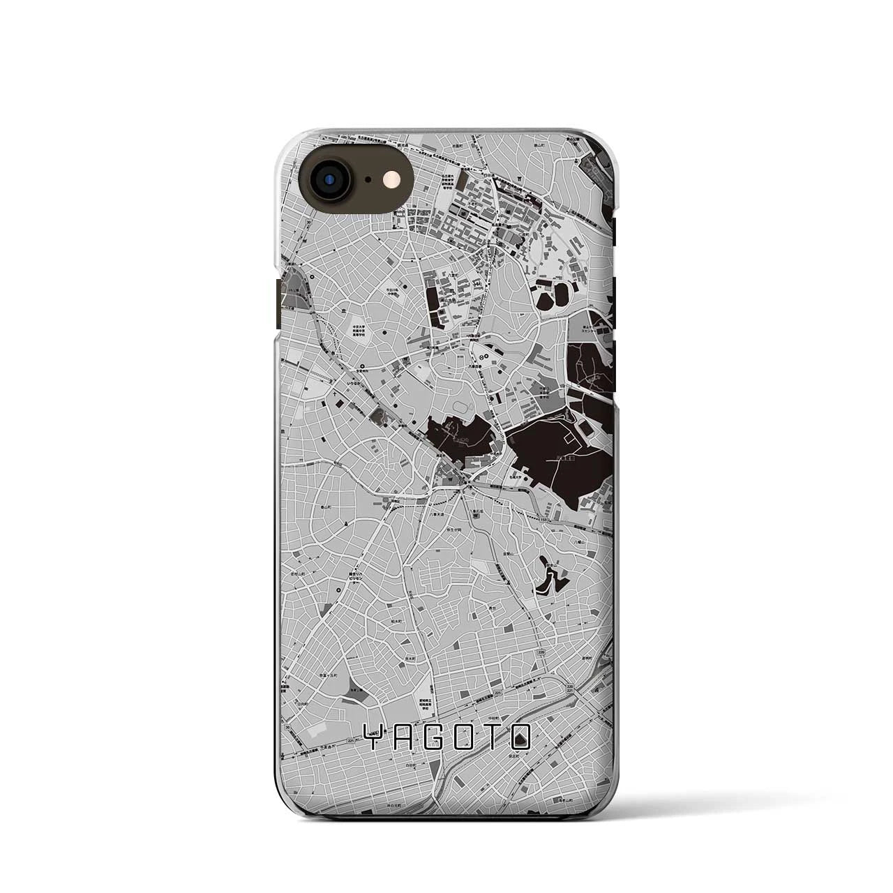 【八事(愛知県)】地図柄iPhoneケース(クリアタイプ)