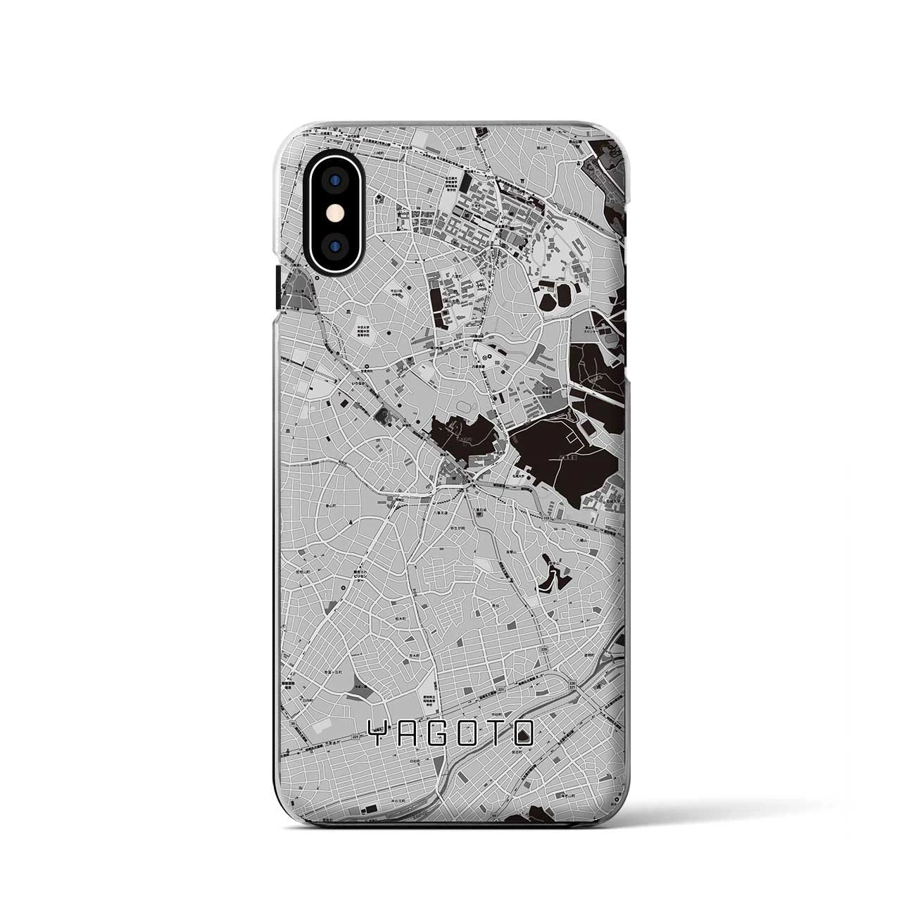 【八事(愛知県)】地図柄iPhoneケース(クリアタイプ)