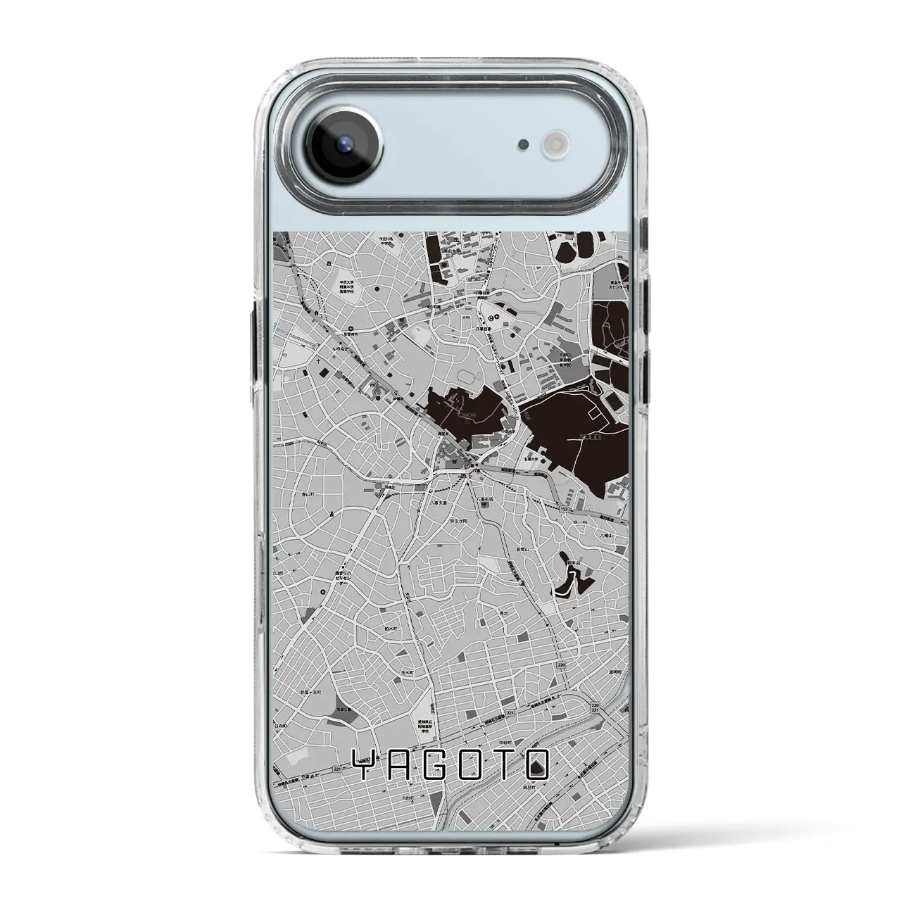 【八事(愛知県)】地図柄iPhoneケース(MagSafeタイプ)