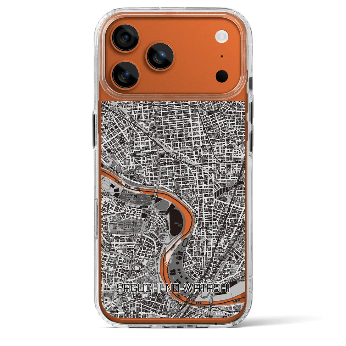 【矢口渡(東京都)】地図柄iPhoneケース(MagSafeタイプ)