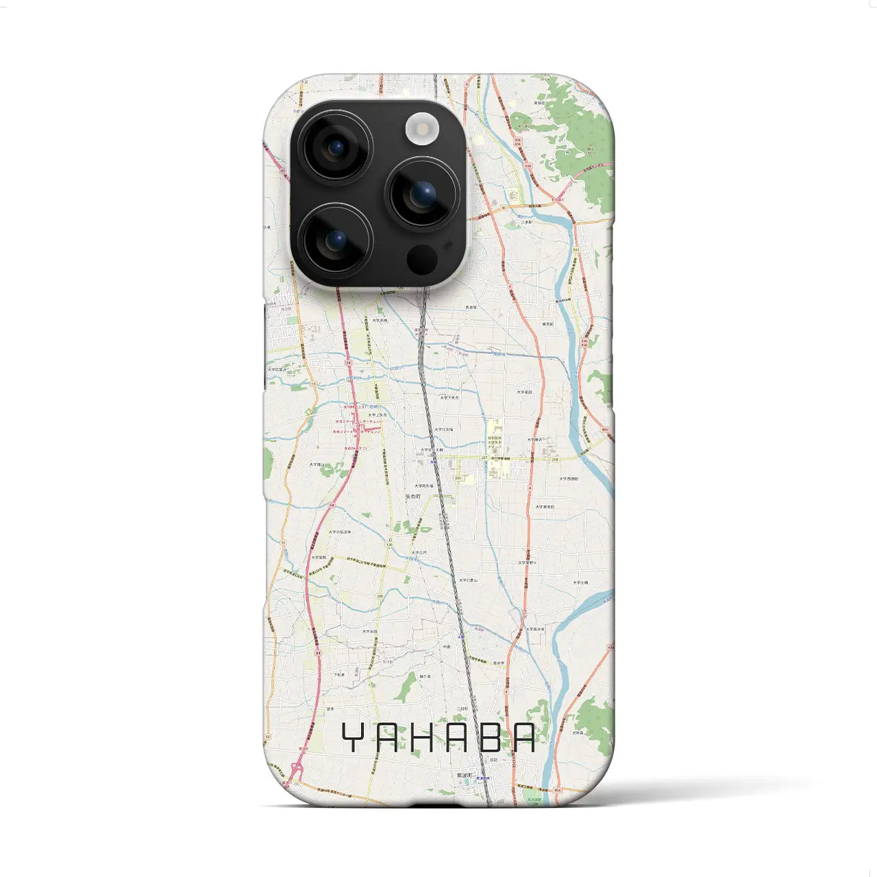 【矢巾(岩手県)】地図柄iPhoneケース(バックカバータイプ)