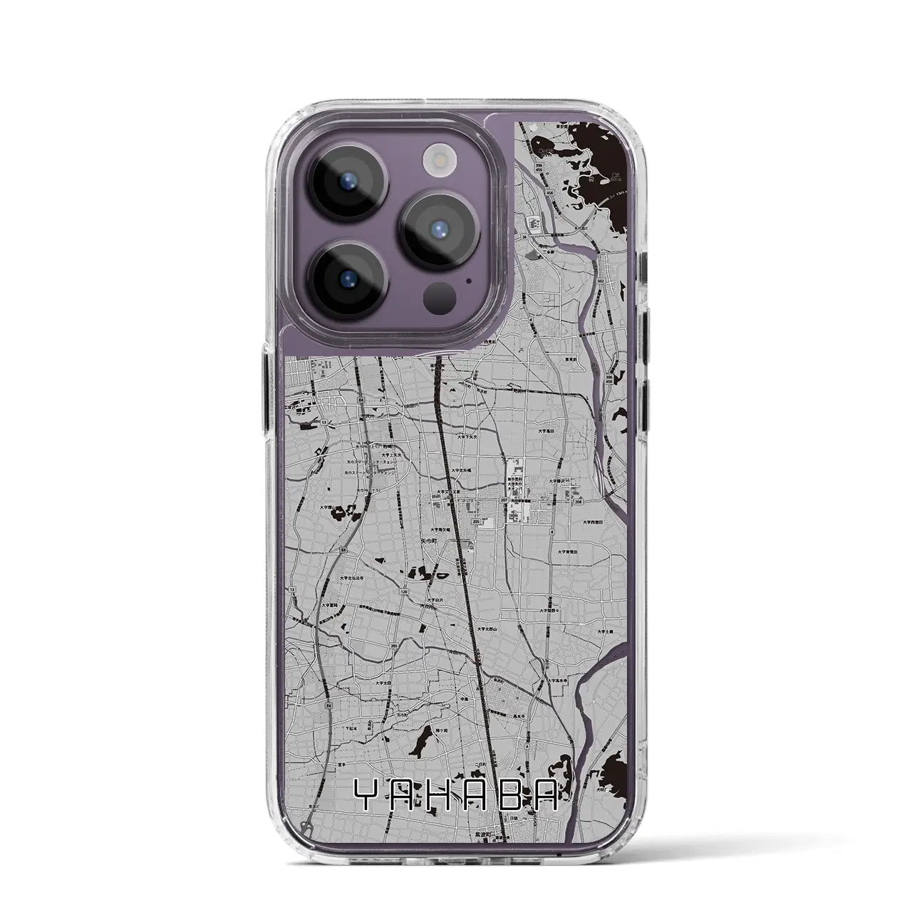 【矢巾(岩手県)】地図柄iPhoneケース(MagSafeタイプ)