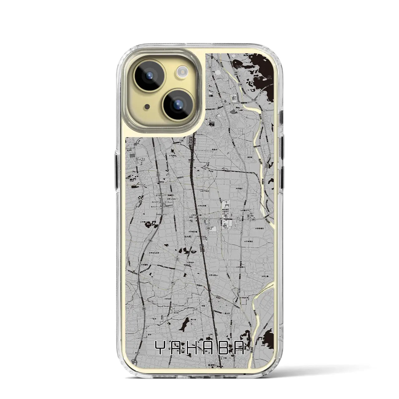 【矢巾(岩手県)】地図柄iPhoneケース(MagSafeタイプ)