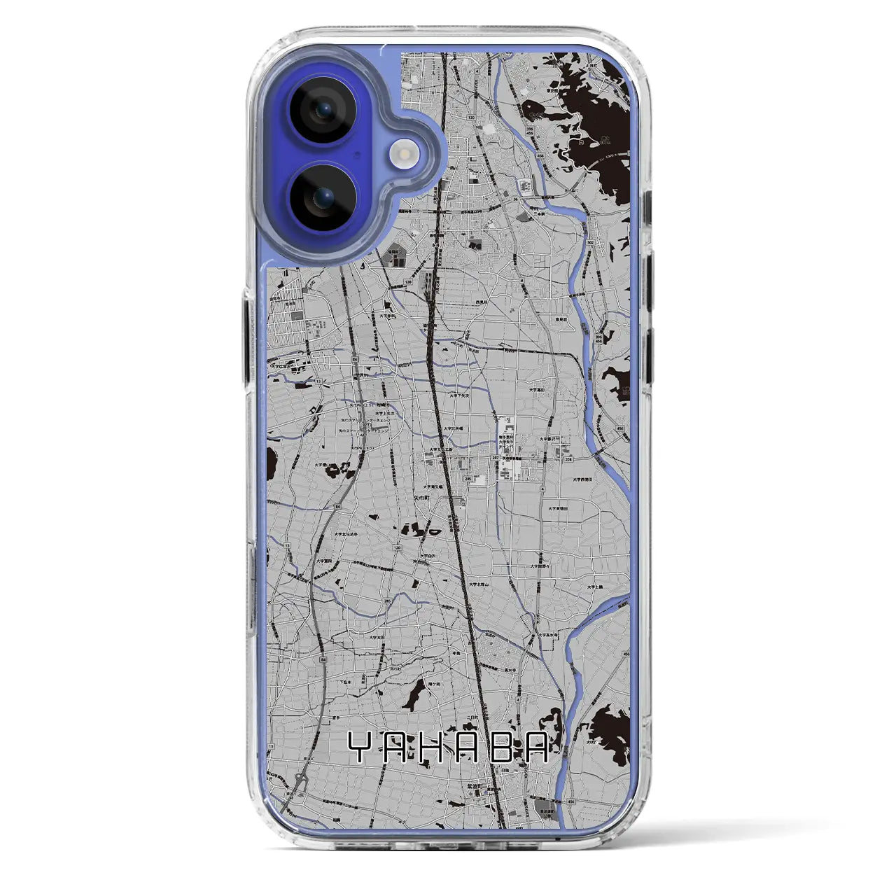 【矢巾(岩手県)】地図柄iPhoneケース(MagSafeタイプ)