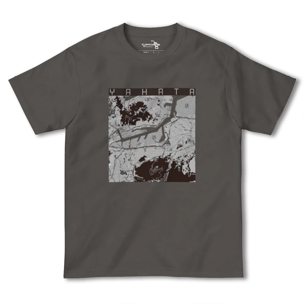 【八幡(福岡県)】地図柄ヘビーウェイトTシャツ