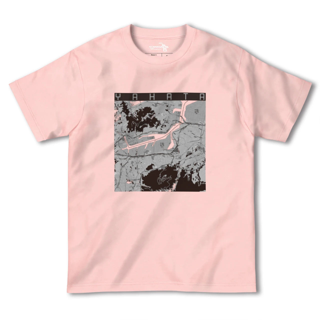 【八幡(福岡県)】地図柄ヘビーウェイトTシャツ