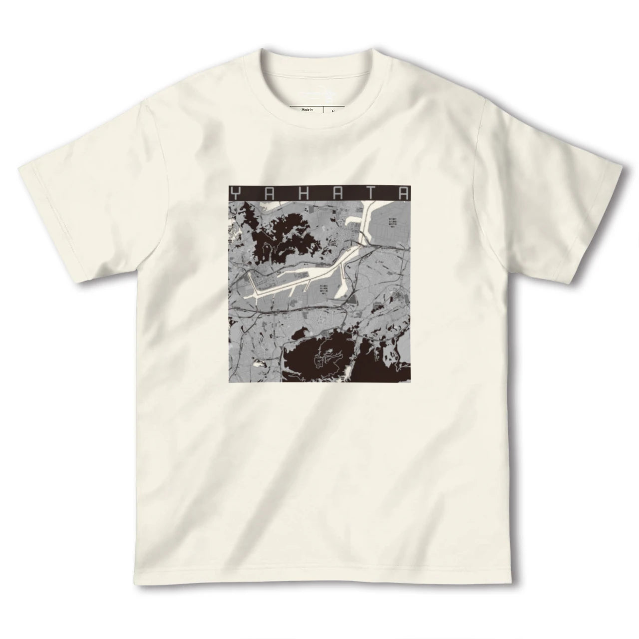 【八幡(福岡県)】地図柄ヘビーウェイトTシャツ