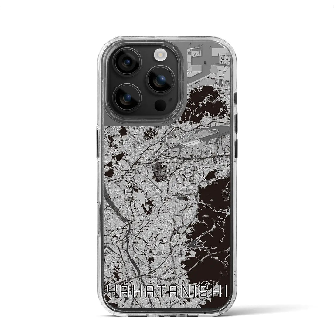 【八幡西(福岡県)】地図柄iPhoneケース(MagSafeタイプ)