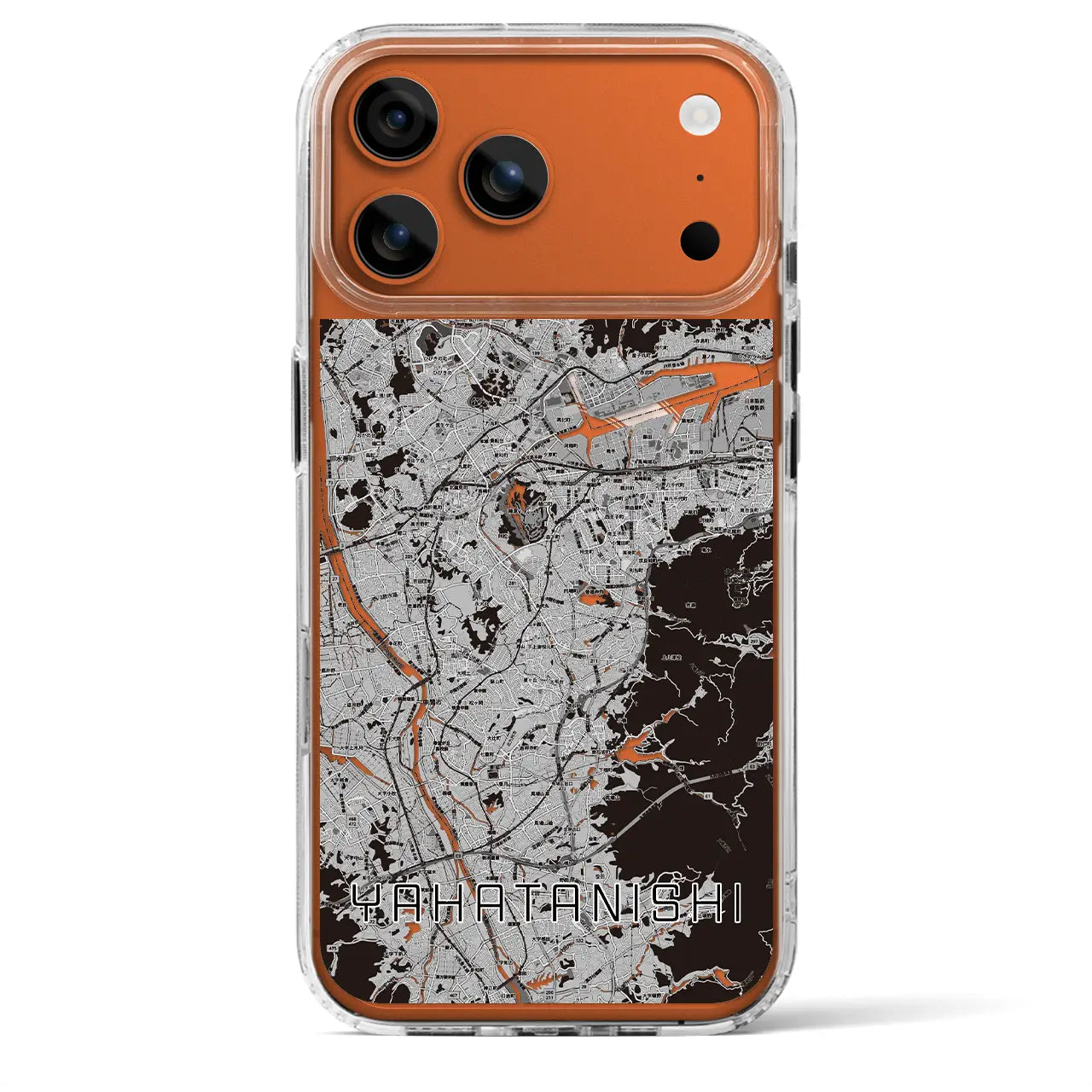 【八幡西(福岡県)】地図柄iPhoneケース(MagSafeタイプ)