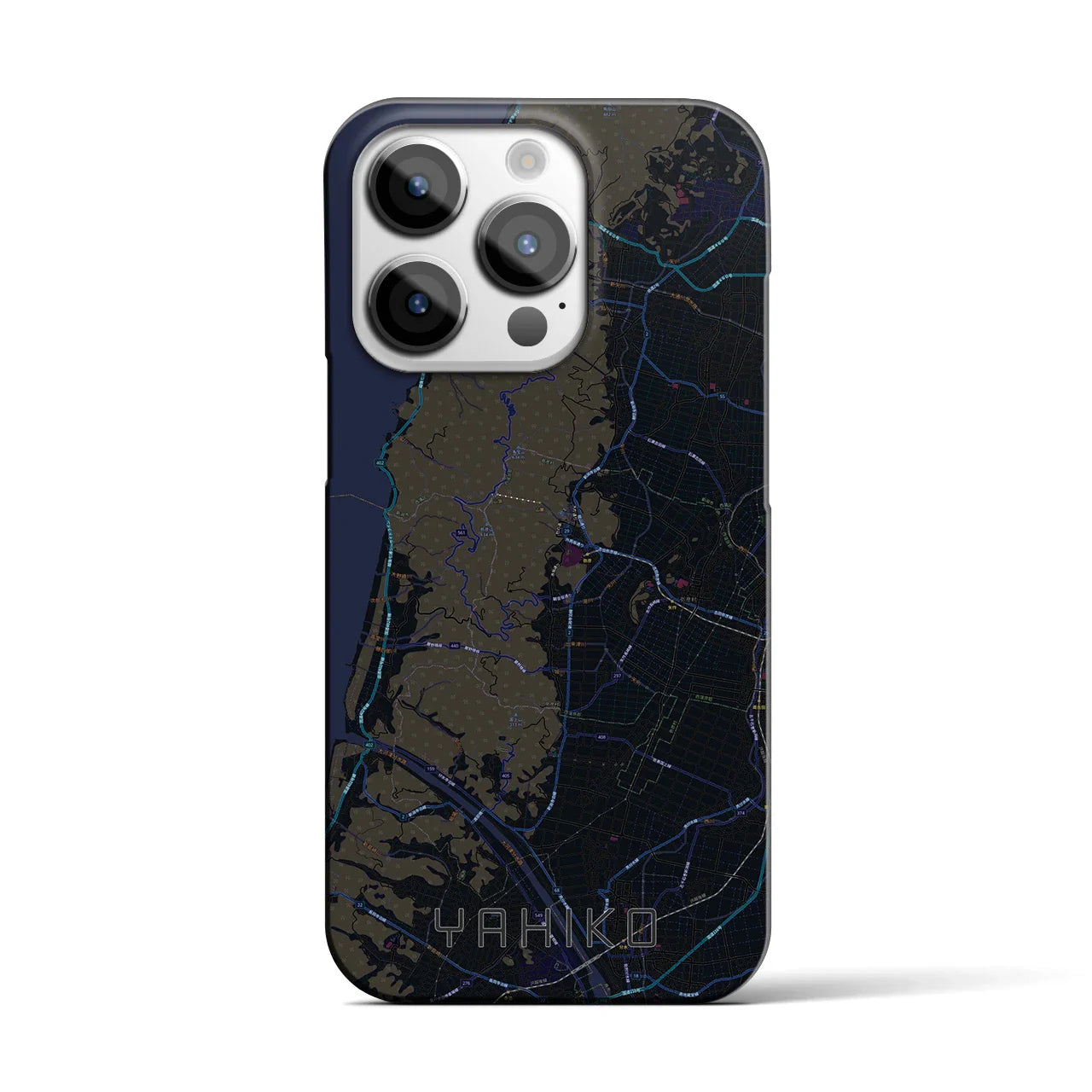 【弥彦(新潟県)】地図柄iPhoneケース(バックカバータイプ)