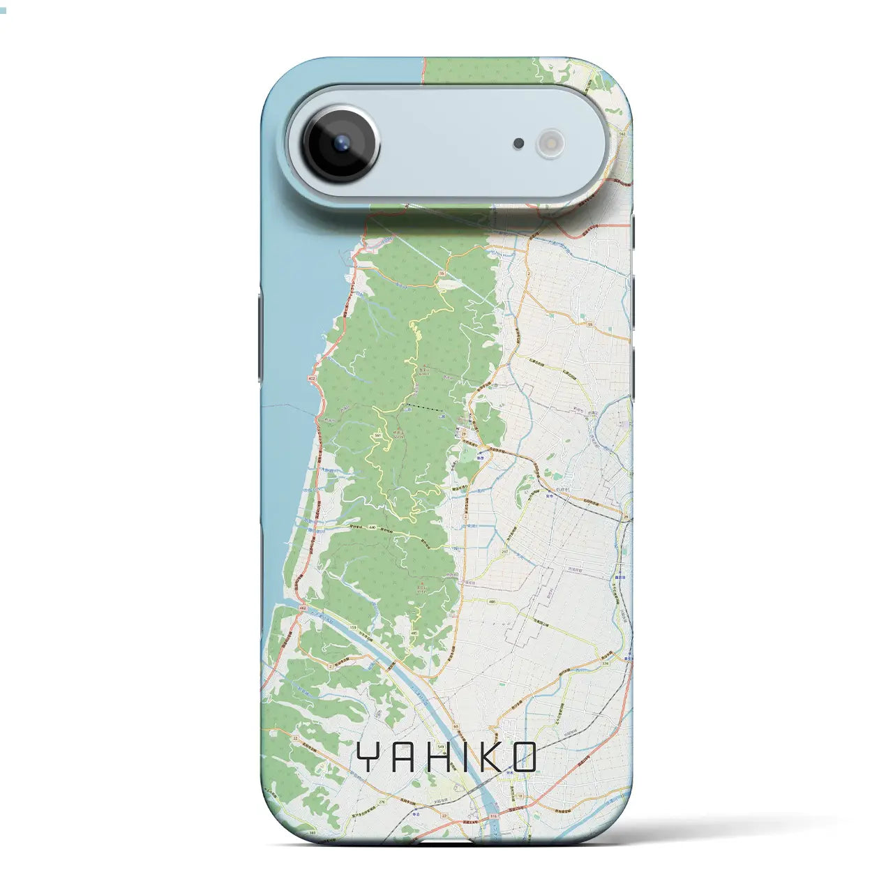 【弥彦(新潟県)】地図柄iPhoneケース(バックカバータイプ)