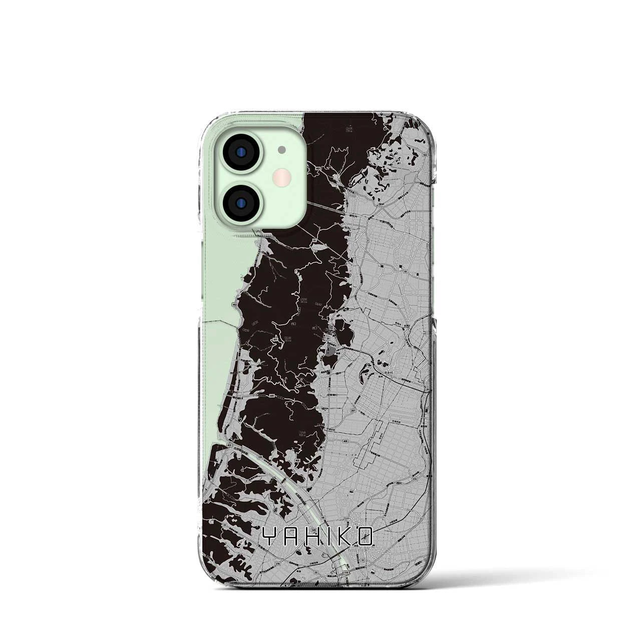 【弥彦(新潟県)】地図柄iPhoneケース(クリアタイプ)