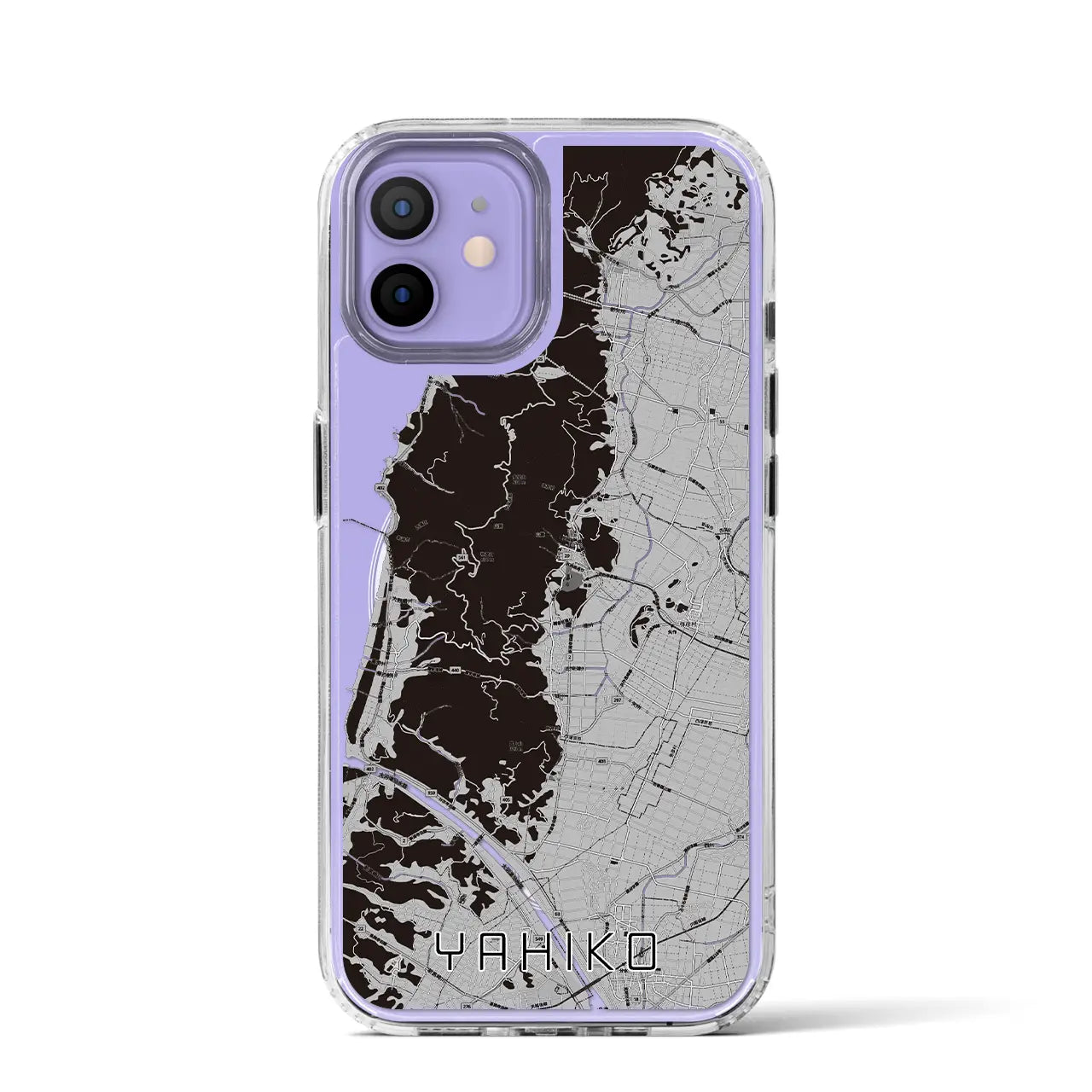 【弥彦(新潟県)】地図柄iPhoneケース(MagSafeタイプ)